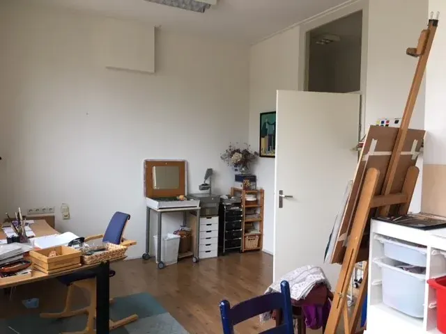 Atelier van Roelie Reiling aan de Dorpsstraat in Steenderen